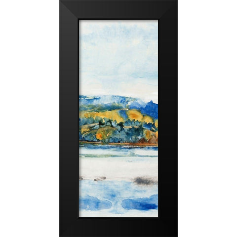 Island Mist II Black Modern Wood Framed Art Print by OToole, Tim