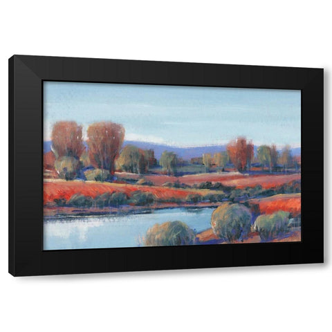 Hidden Creek I Black Modern Wood Framed Art Print with Double Matting by OToole, Tim