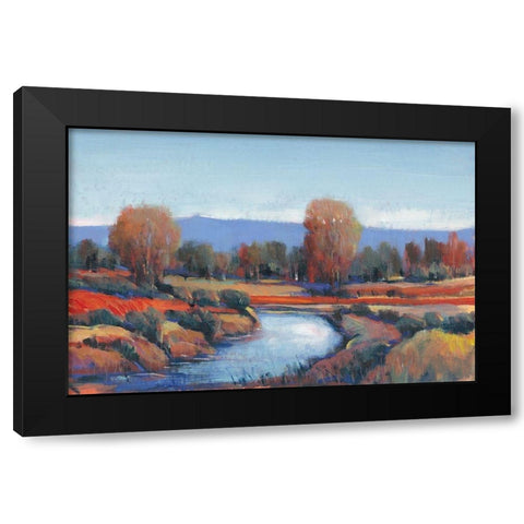 Hidden Creek II Black Modern Wood Framed Art Print with Double Matting by OToole, Tim