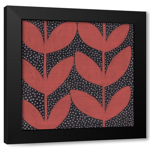 Pawpaw IV Black Modern Wood Framed Art Print with Double Matting by Zarris, Chariklia