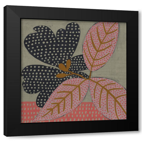 Pawpaw V Black Modern Wood Framed Art Print with Double Matting by Zarris, Chariklia