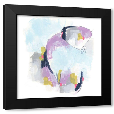 Color Flight II Black Modern Wood Framed Art Print by Vess, June Erica