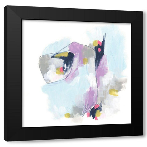 Color Flight III Black Modern Wood Framed Art Print by Vess, June Erica