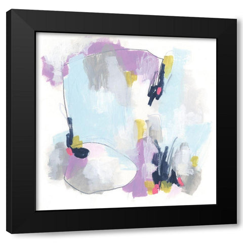 Color Flight IV Black Modern Wood Framed Art Print by Vess, June Erica