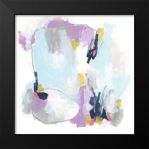 Color Flight IV Black Modern Wood Framed Art Print by Vess, June Erica