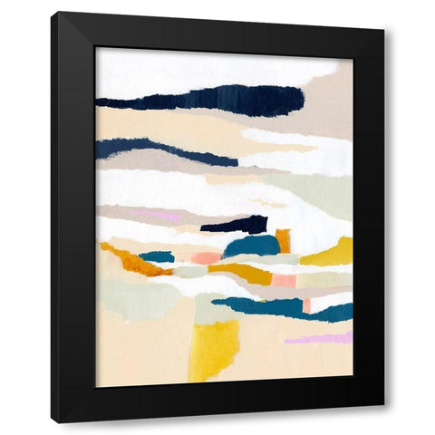 Woven Together I Black Modern Wood Framed Art Print by Borges, Victoria