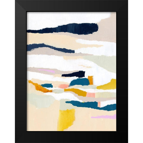 Woven Together I Black Modern Wood Framed Art Print by Borges, Victoria