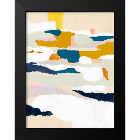 Woven Together II Black Modern Wood Framed Art Print by Borges, Victoria