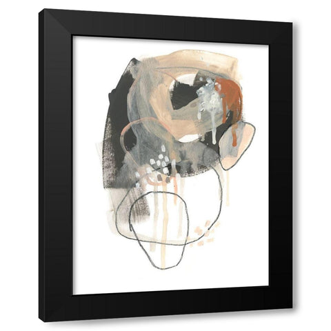 Conductive I Black Modern Wood Framed Art Print with Double Matting by Vess, June Erica