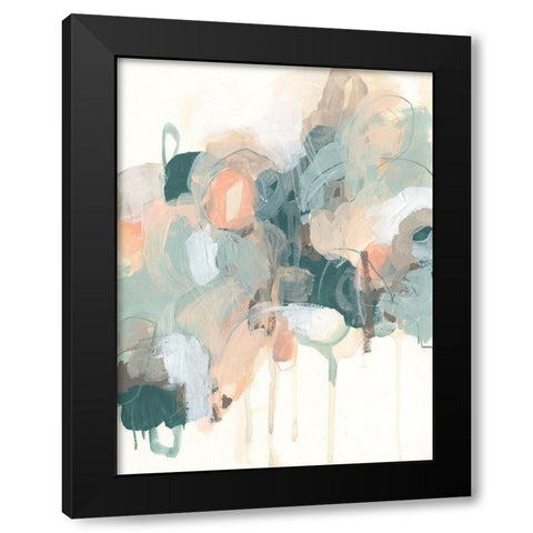 Atmospheric Abstract I Black Modern Wood Framed Art Print with Double Matting by Vess, June Erica