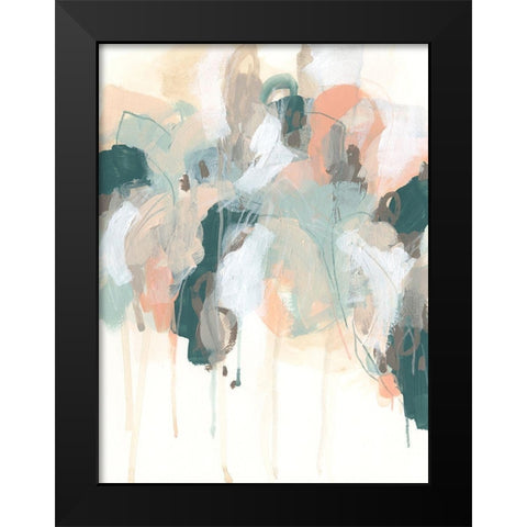 Atmospheric Abstract II Black Modern Wood Framed Art Print by Vess, June Erica