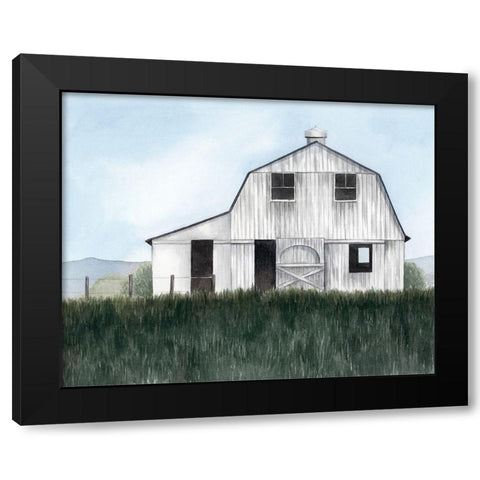 Bygone Barn II Black Modern Wood Framed Art Print with Double Matting by Popp, Grace
