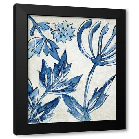 Porcelain Sample I Black Modern Wood Framed Art Print by Zarris, Chariklia