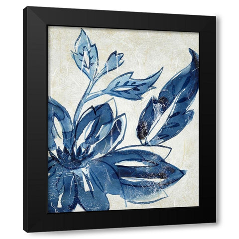 Porcelain Sample III Black Modern Wood Framed Art Print with Double Matting by Zarris, Chariklia