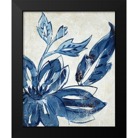 Porcelain Sample III Black Modern Wood Framed Art Print by Zarris, Chariklia