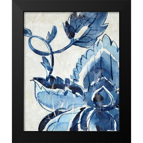 Porcelain Sample IV Black Modern Wood Framed Art Print by Zarris, Chariklia