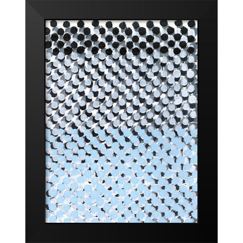 Perforation I Black Modern Wood Framed Art Print by Lam, Vanna