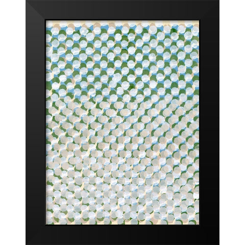 Perforation III Black Modern Wood Framed Art Print by Lam, Vanna