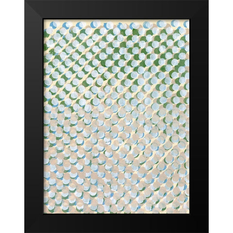 Perforation IV Black Modern Wood Framed Art Print by Lam, Vanna