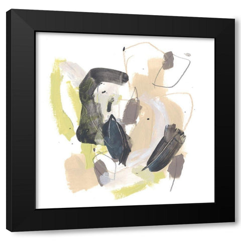 Kinetic Orbit I Black Modern Wood Framed Art Print with Double Matting by Vess, June Erica