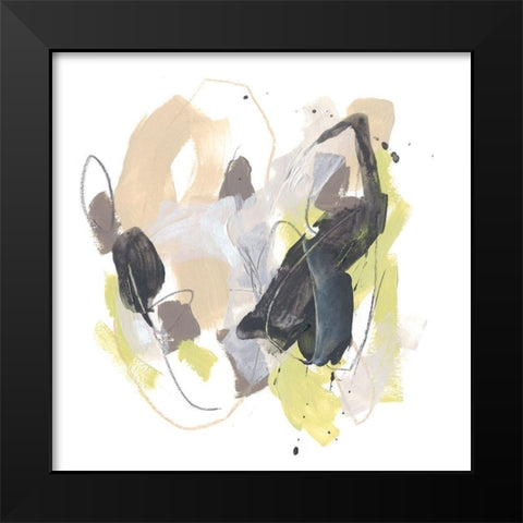 Kinetic Orbit II Black Modern Wood Framed Art Print by Vess, June Erica