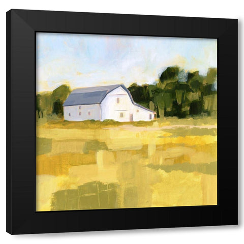 Golden Country I Black Modern Wood Framed Art Print by Borges, Victoria