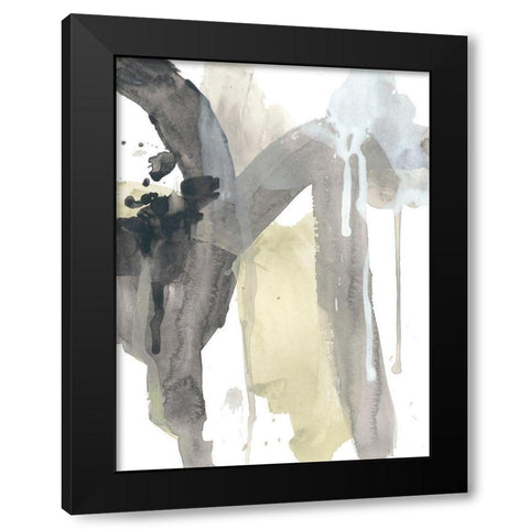 Verdigris Momentum I Black Modern Wood Framed Art Print by Vess, June Erica