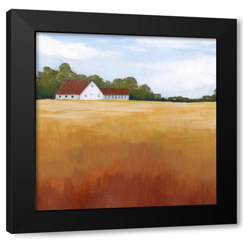 Prairie Premise I Black Modern Wood Framed Art Print with Double Matting by Popp, Grace