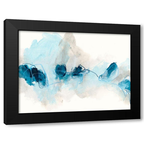 Geode Coast I Black Modern Wood Framed Art Print by Vess, June Erica