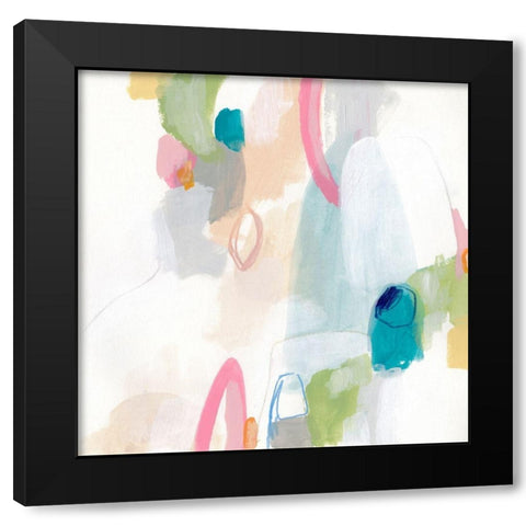 Candy Jacket I Black Modern Wood Framed Art Print with Double Matting by Vess, June Erica