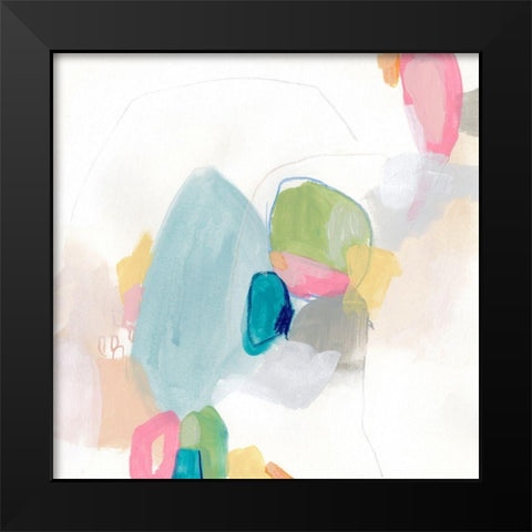 Candy Jacket II Black Modern Wood Framed Art Print by Vess, June Erica