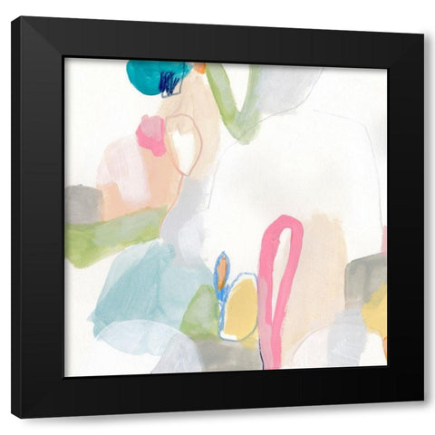Candy Jacket III Black Modern Wood Framed Art Print with Double Matting by Vess, June Erica