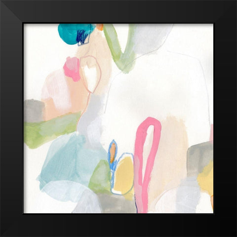 Candy Jacket III Black Modern Wood Framed Art Print by Vess, June Erica