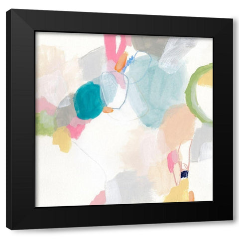 Candy Jacket IV Black Modern Wood Framed Art Print with Double Matting by Vess, June Erica