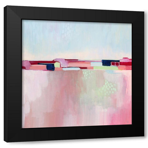 Candy Cityscape I Black Modern Wood Framed Art Print with Double Matting by Popp, Grace