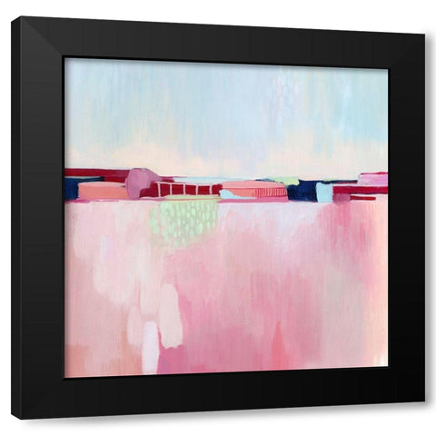 Candy Cityscape II Black Modern Wood Framed Art Print with Double Matting by Popp, Grace