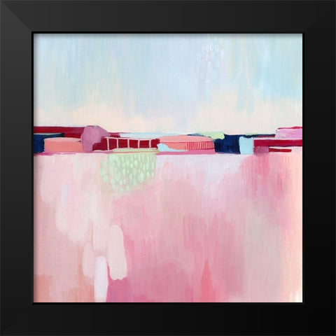 Candy Cityscape II Black Modern Wood Framed Art Print by Popp, Grace