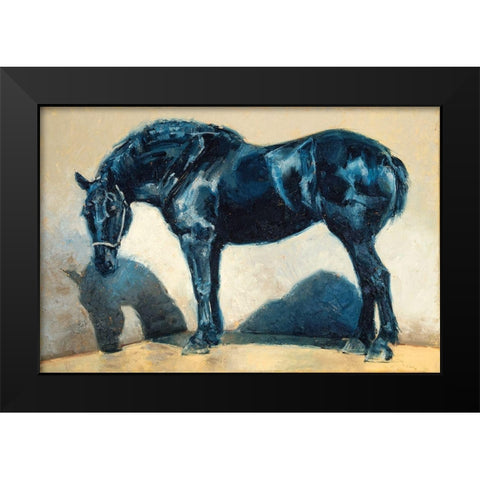 Mood Indigo I Black Modern Wood Framed Art Print by Chapman, Julie T.