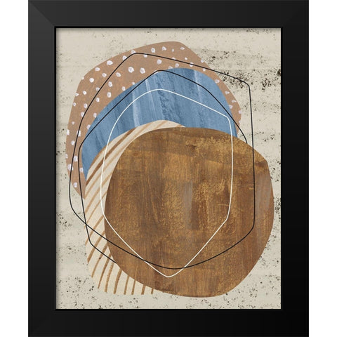 Dust Storm I Black Modern Wood Framed Art Print by Wang, Melissa