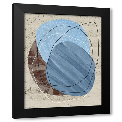 Dust Storm II Black Modern Wood Framed Art Print by Wang, Melissa