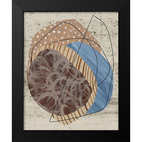 Dust Storm III Black Modern Wood Framed Art Print by Wang, Melissa