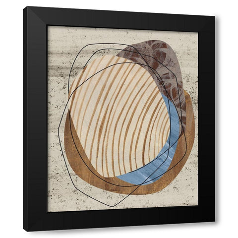 Dust Storm IV Black Modern Wood Framed Art Print by Wang, Melissa