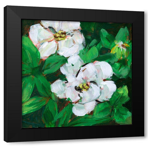 Summer Bride I Black Modern Wood Framed Art Print with Double Matting by Wang, Melissa