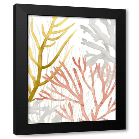 Desert Coral II Black Modern Wood Framed Art Print by Popp, Grace