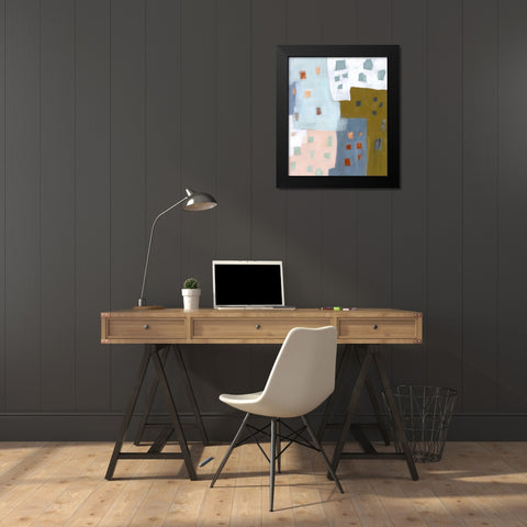 Window Weave I Black Modern Wood Framed Art Print by Borges, Victoria