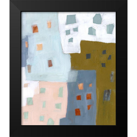 Window Weave I Black Modern Wood Framed Art Print by Borges, Victoria