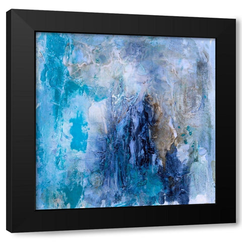 Tidal Flow I Black Modern Wood Framed Art Print by Finch, Scherrer