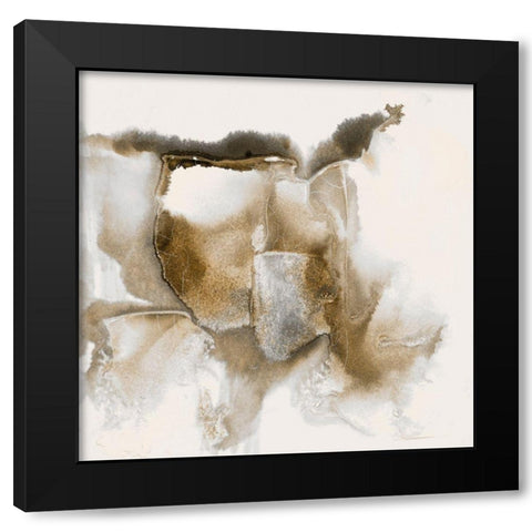 Drifting Sands II Black Modern Wood Framed Art Print with Double Matting by Finch, Scherrer