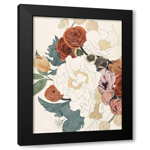 Imperfect Bouquet I Black Modern Wood Framed Art Print by Popp, Grace