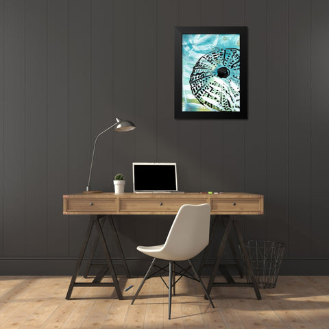 Echinoidia I Black Modern Wood Framed Art Print by Vess, June Erica